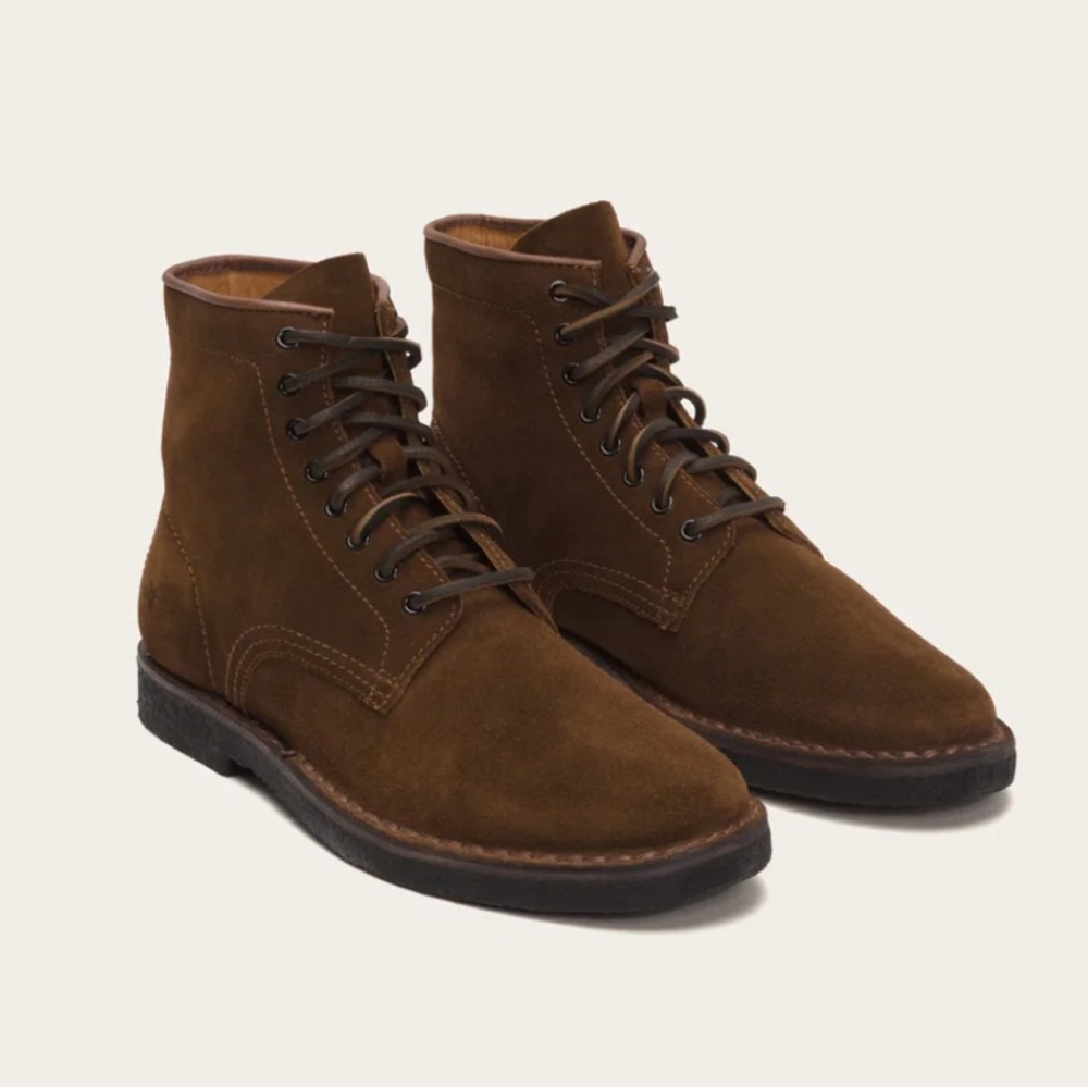 Frye Men’s Arden Boots in Brown Suede size 11